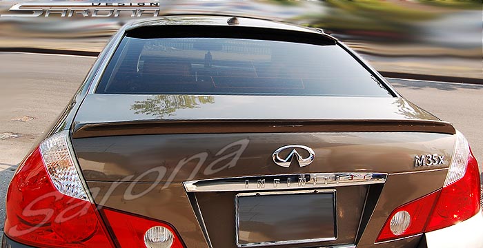 Custom Infiniti M45 Trunk Wing  Sedan (2008 - 2010) - $239.00 (Manufacturer Sarona, Part #IF-030-TW)